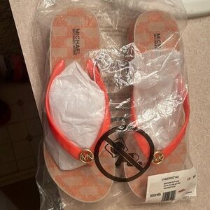 Brand new mk sandals, size 9m.  Spring markdown!